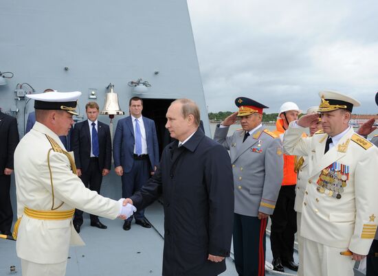 Russian President Vladimir Putin visits Kaliningrad Region