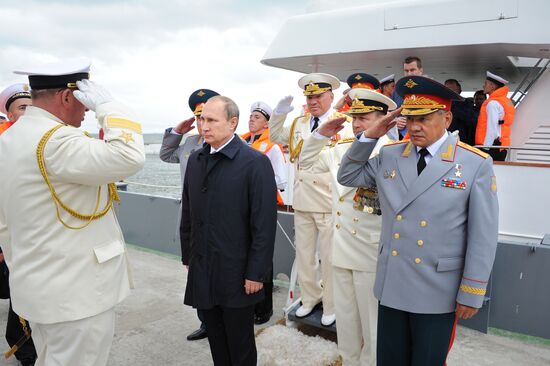 Russian President Vladimir Putin visits Kaliningrad Region