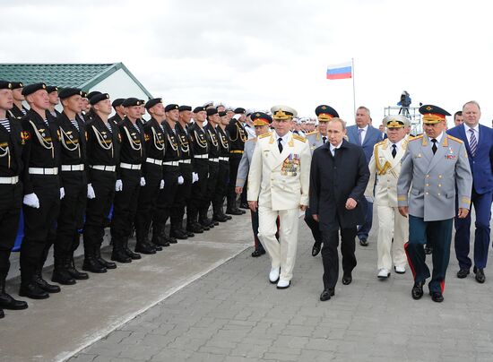 Russian President Vladimir Putin visits Kaliningrad Region