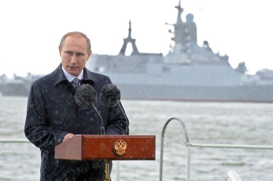 Russian President Vladimir Putin visits Kaliningrad Region