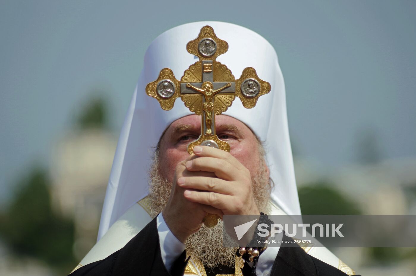 Cross procession to mark feast day of St. Vladimir in Sevastopol