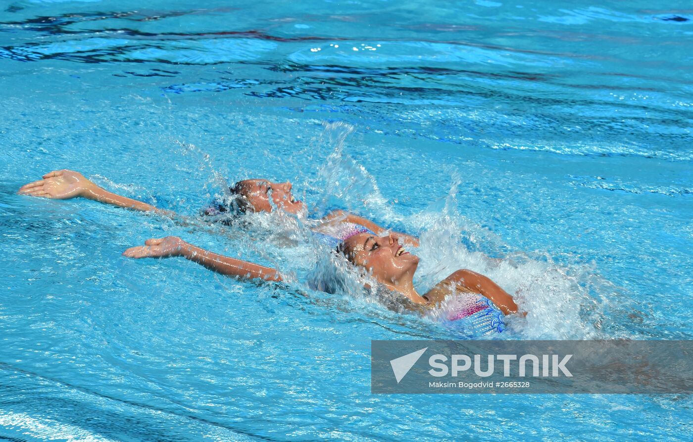 2015 FINA World Championships. Synchronized swimming. Women's Duet Technical Final