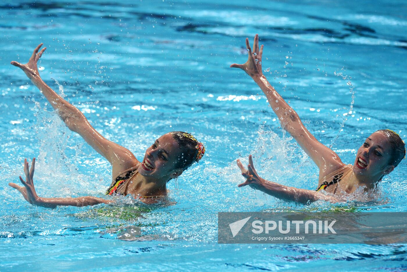 2015 FINA World Championships. Synchronized swimming. Women's Duet Technical Final