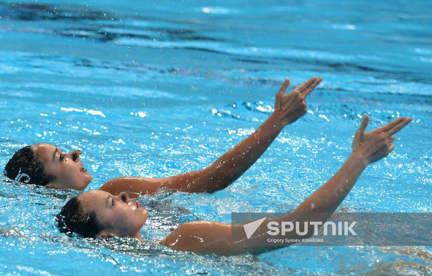 2015 FINA World Championships. Synchronized swimming. Women's Duet Technical Final