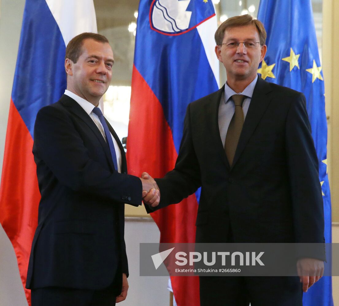 Russian Prime Minister Dmitry Medvedev visits Slovenia. Day Two