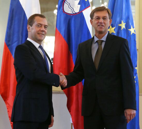 Russian Prime Minister Dmitry Medvedev visits Slovenia. Day Two