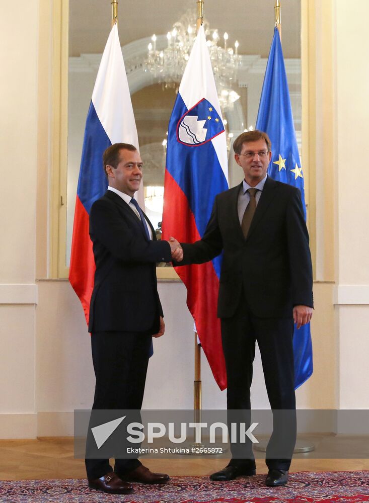 Russian Prime Minister Dmitry Medvedev visits Slovenia. Day Two