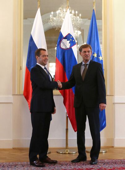 Russian Prime Minister Dmitry Medvedev visits Slovenia. Day Two