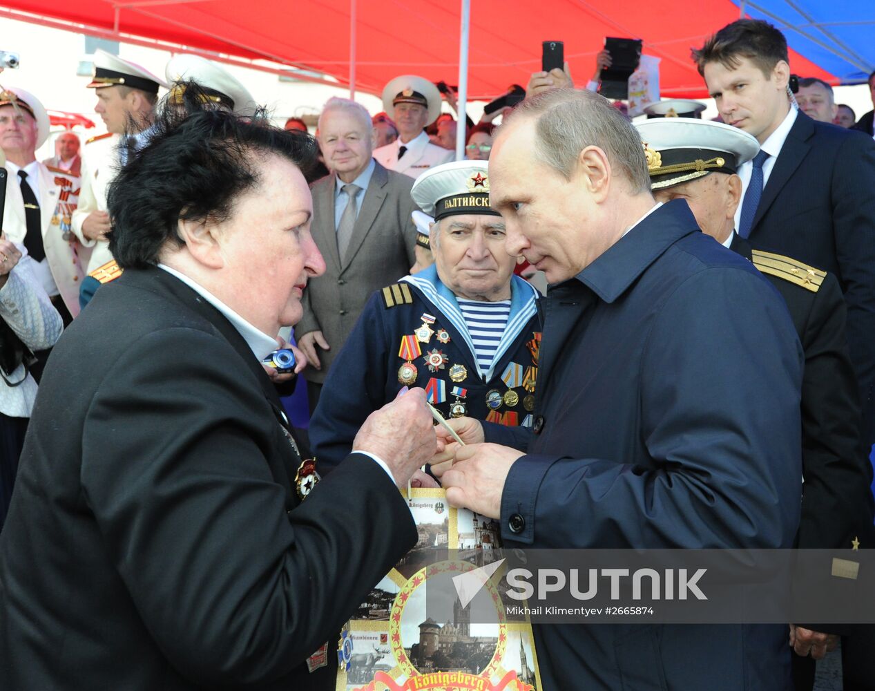 Russian President Vladimir Putin visits Kaliningrad region