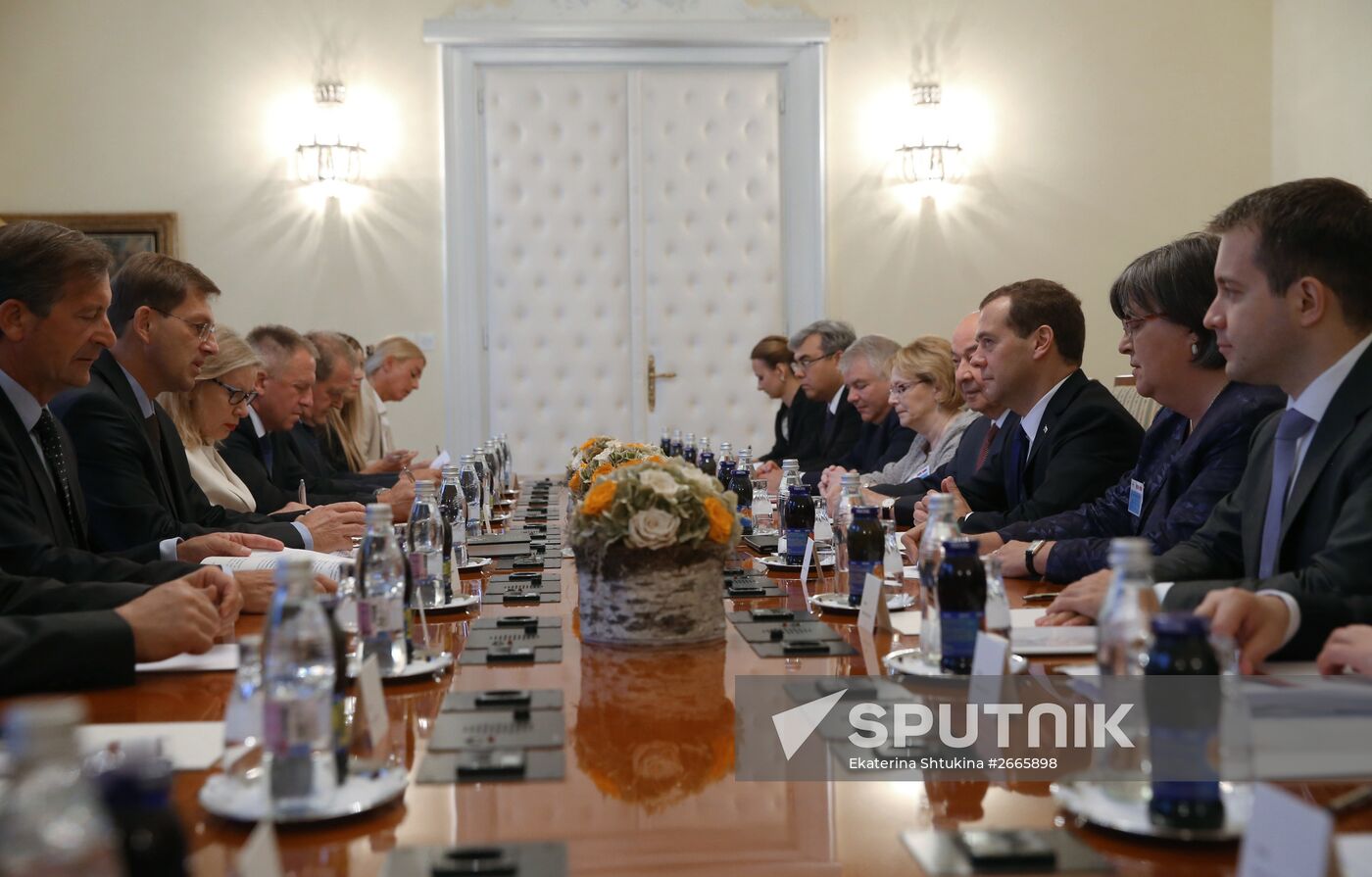Russian Prime Minister Dmitry Medvedev visits Slovenia. Day Two