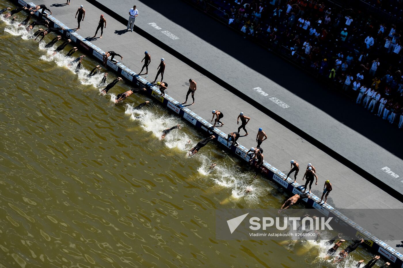 16th FINA World Aquatics Championships. Open water swimming. Men. 10km