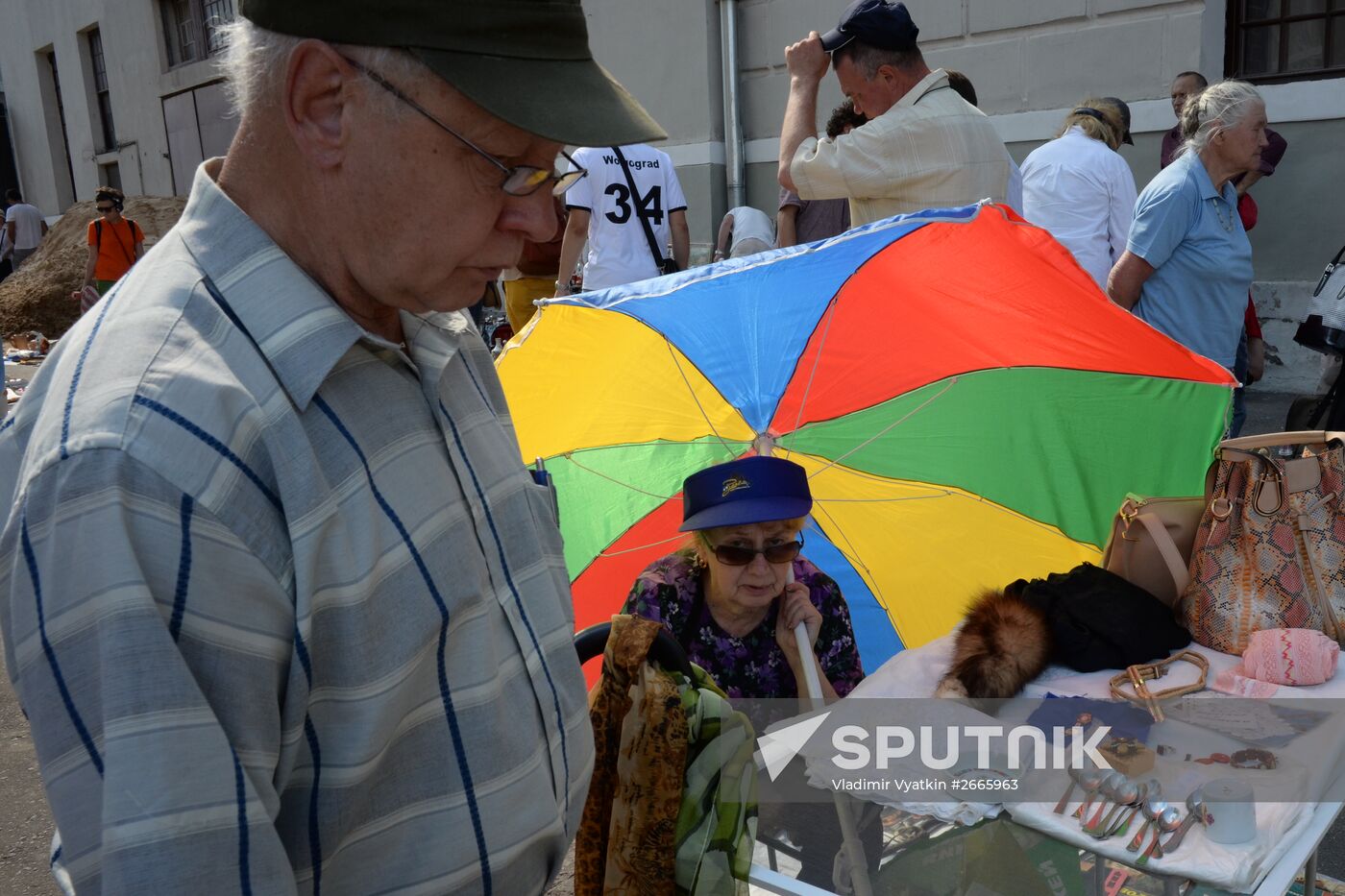 Jumble market at Museum of Moscow