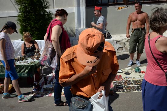 Jumble market at Museum of Moscow