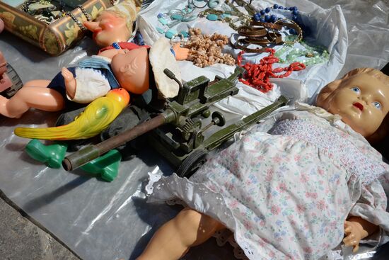 Jumble market at Museum of Moscow