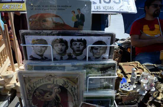 Jumble market at Museum of Moscow