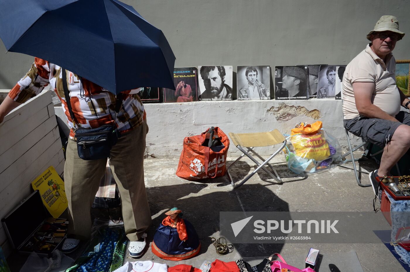 Jumble market at Museum of Moscow