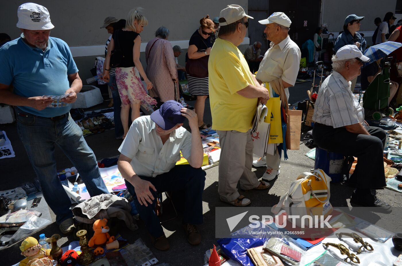 Jumble market at Museum of Moscow