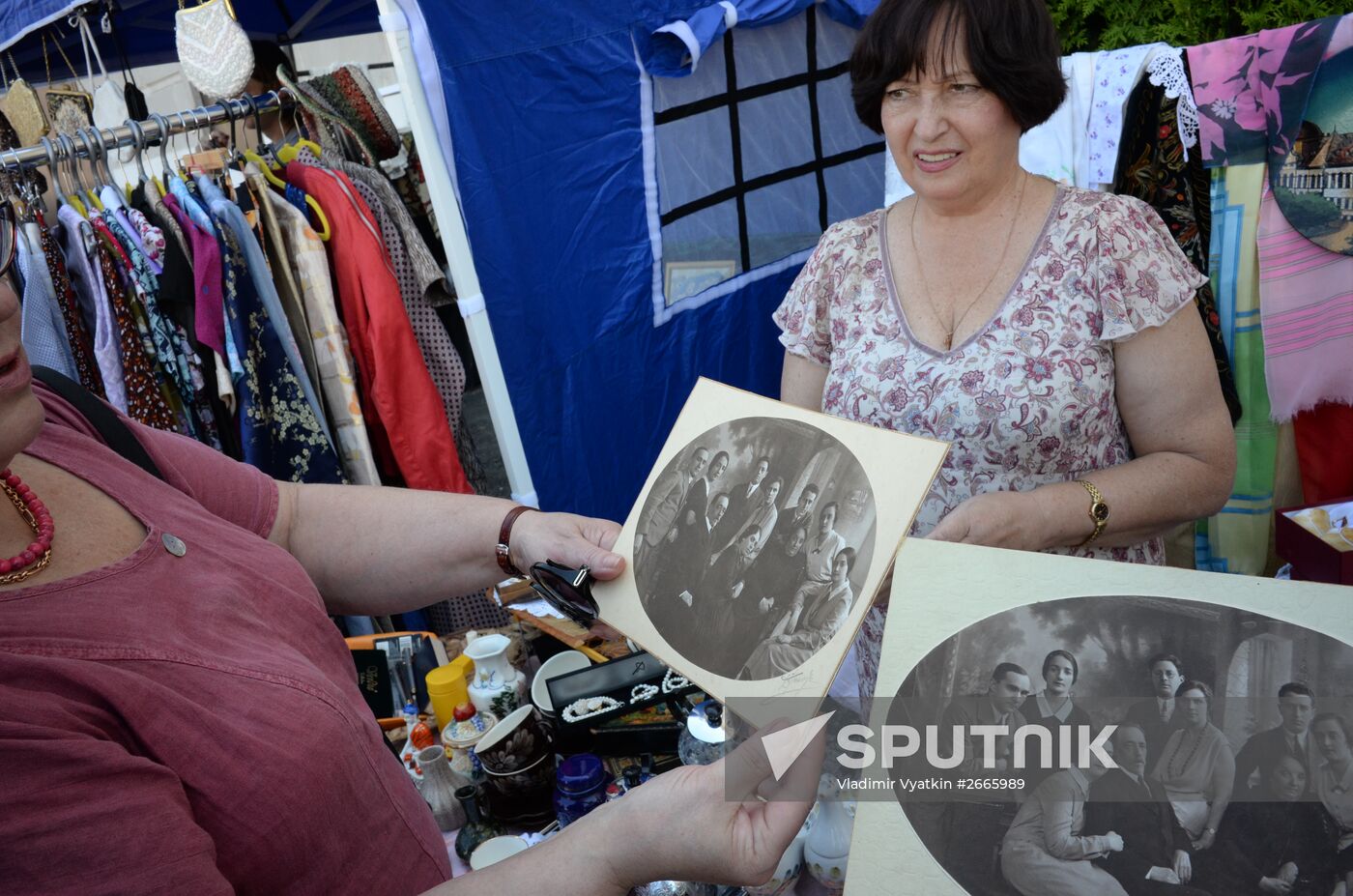Jumble market at Museum of Moscow