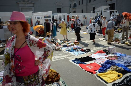 Jumble market at Museum of Moscow