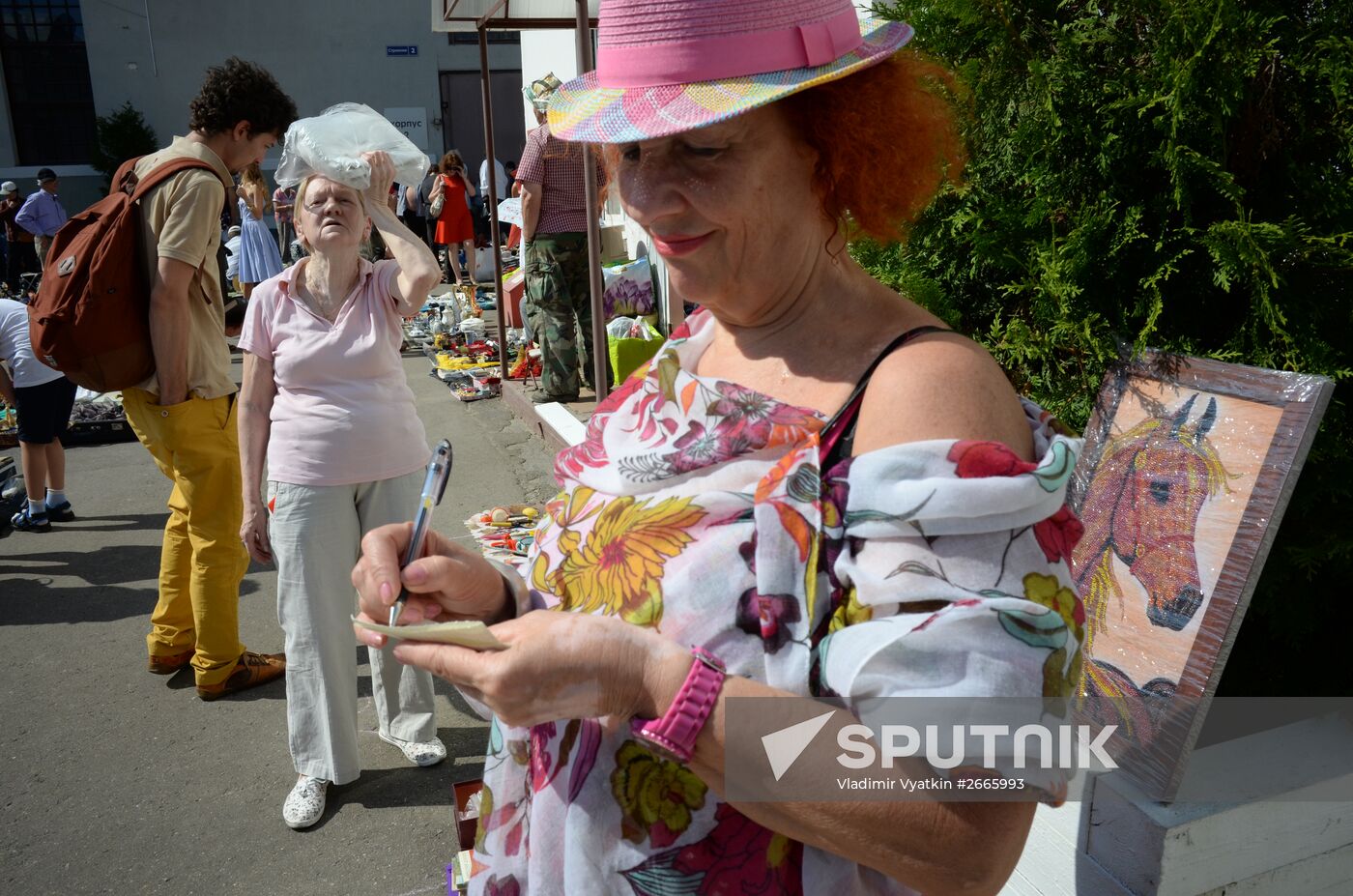 Jumble market at Museum of Moscow