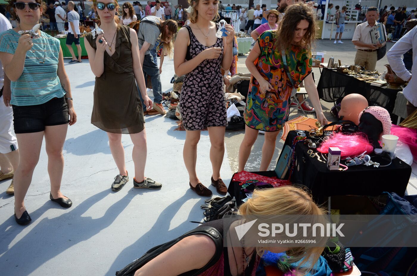 Jumble market at Museum of Moscow