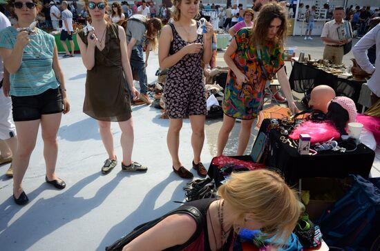 Jumble market at Museum of Moscow