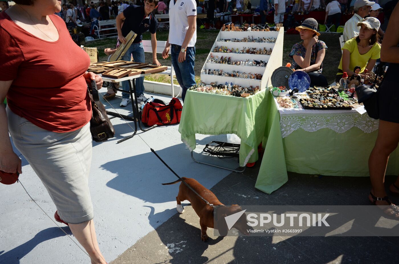 Jumble market at Museum of Moscow