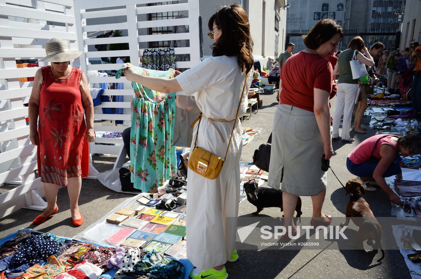 Jumble market at Museum of Moscow