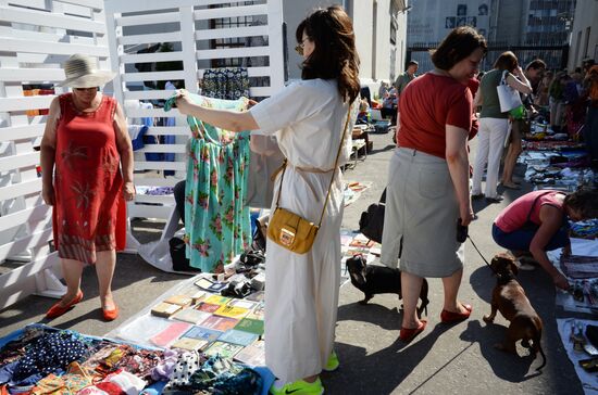 Jumble market at Museum of Moscow