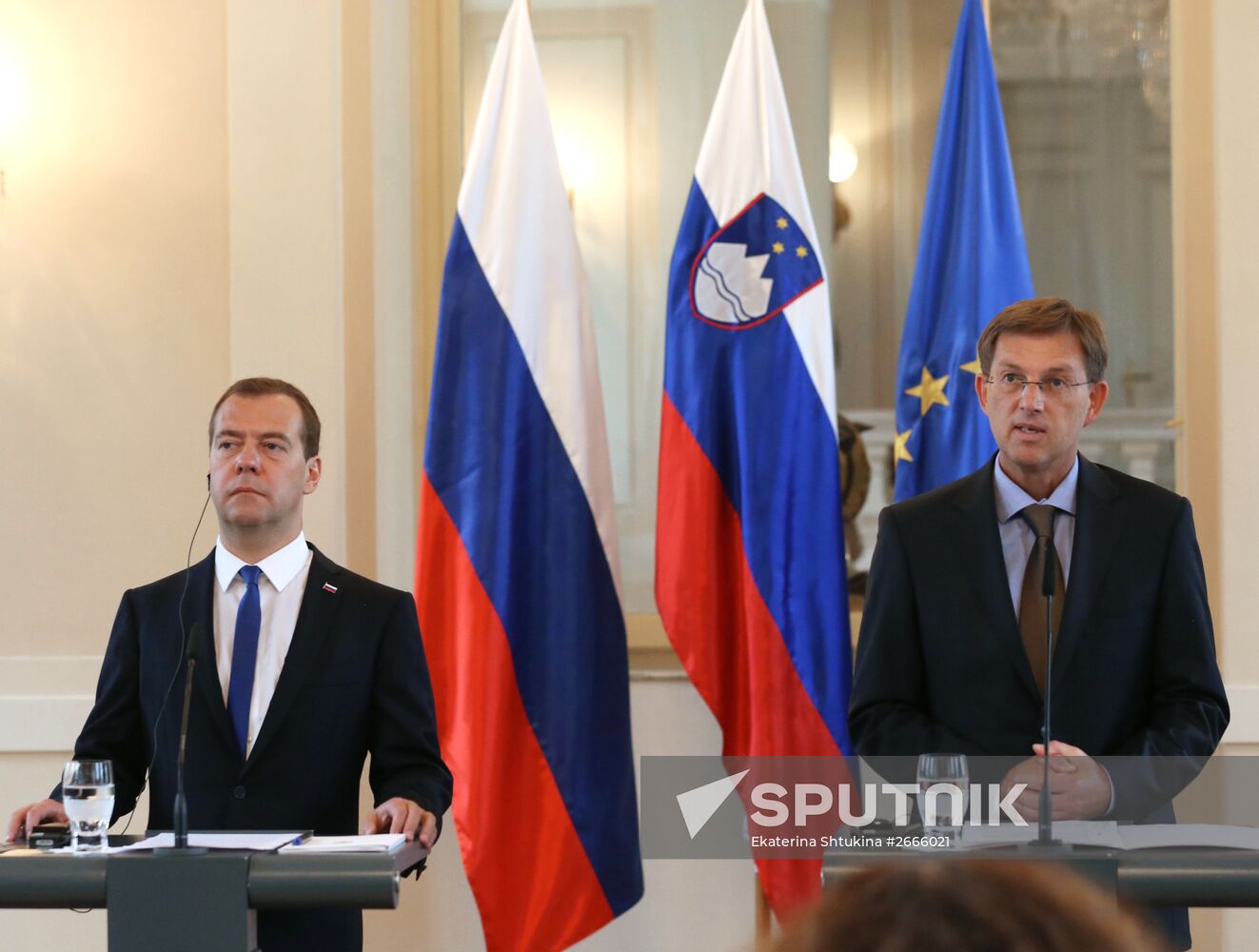 Russian Prime Minister Dmitry Medvedev visits Slovenia. Day Two