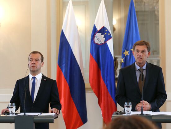 Russian Prime Minister Dmitry Medvedev visits Slovenia. Day Two