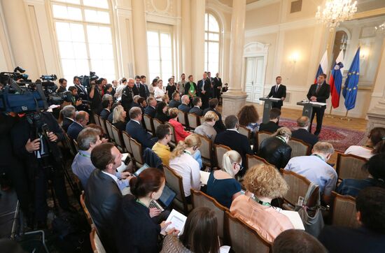 Russian Prime Minister Dmitry Medvedev visits Slovenia. Day Two