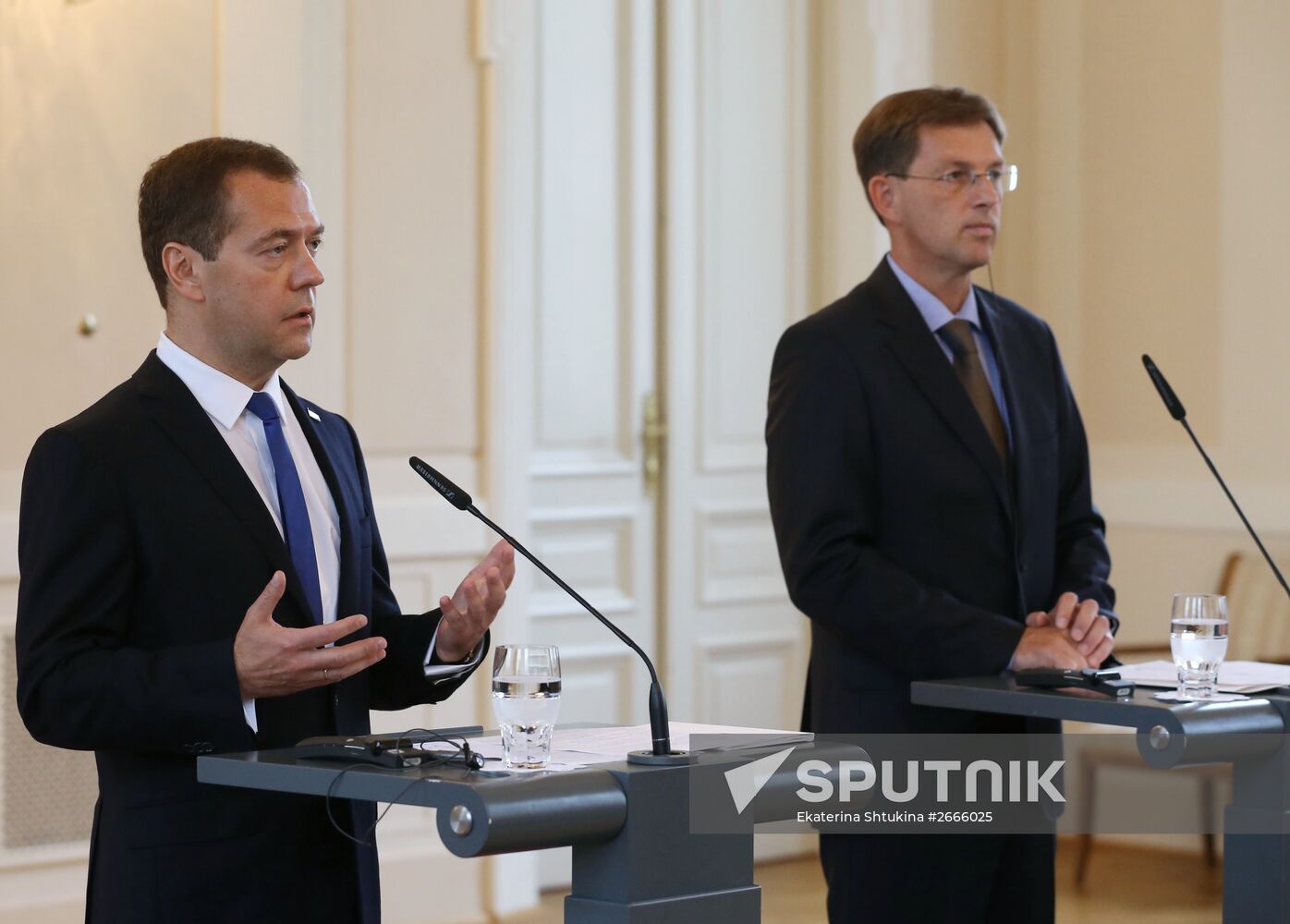 Russian Prime Minister Dmitry Medvedev visits Slovenia. Day Two