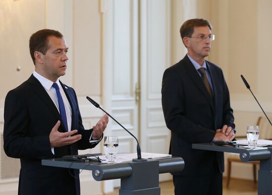 Russian Prime Minister Dmitry Medvedev visits Slovenia. Day Two