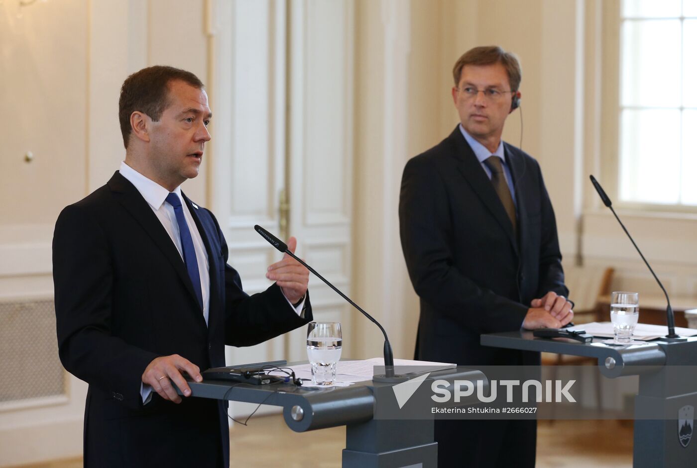 Russian Prime Minister Dmitry Medvedev visits Slovenia. Day Two