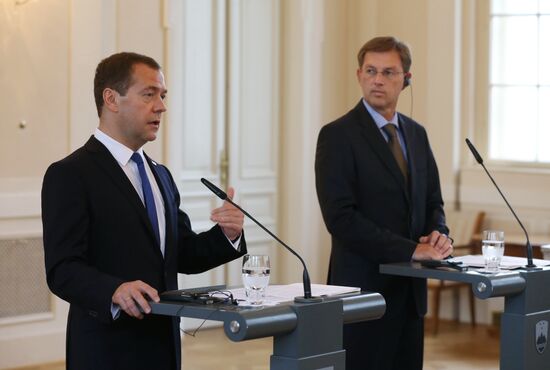 Russian Prime Minister Dmitry Medvedev visits Slovenia. Day Two