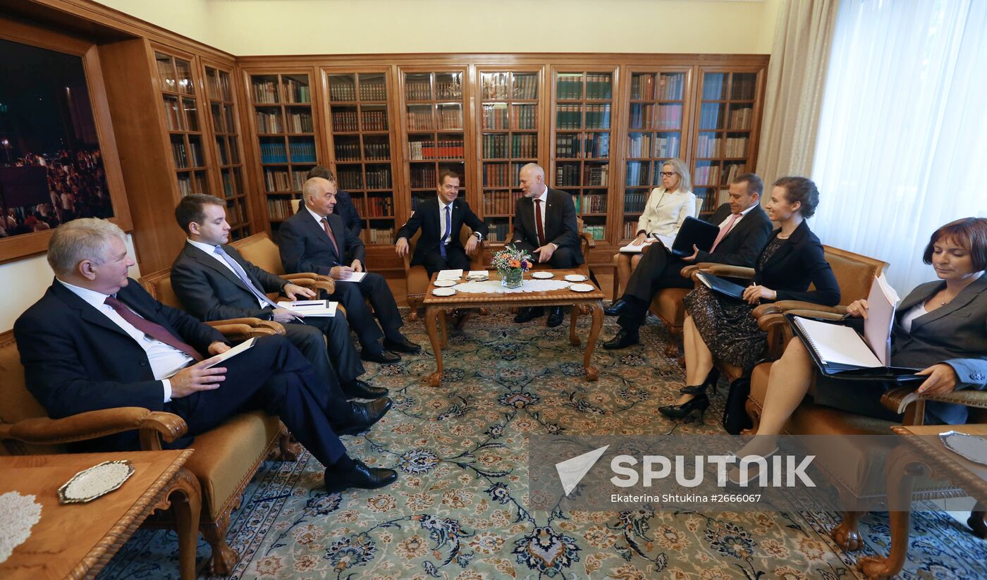 Russian Prime Minister Dmitry Medvedev's working visit to Slovenia. Day two