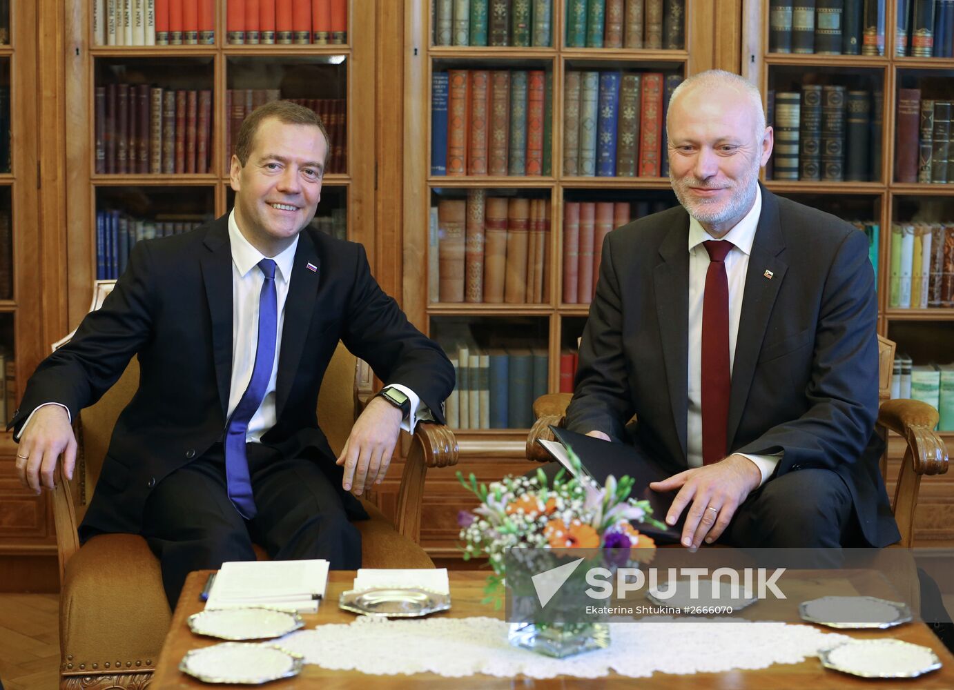 Russian Prime Minister Dmitry Medvedev's working visit to Slovenia. Day two