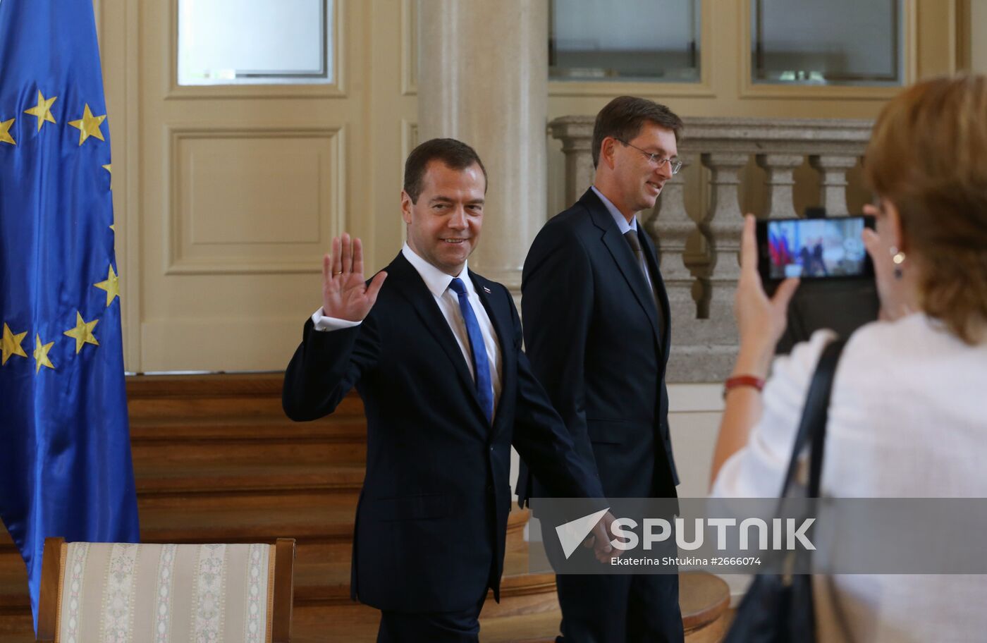 Russian Prime Minister Dmitry Medvedev visits Slovenia. Day Two