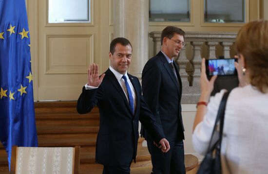 Russian Prime Minister Dmitry Medvedev visits Slovenia. Day Two