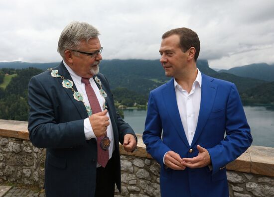 Russian Prime Minister Dmitry Medvedev's working visit to Slovenia