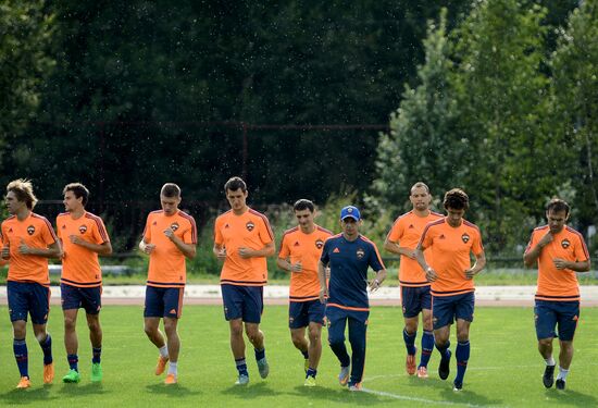 Football. UEFA Champions League. PFC CSKA training session