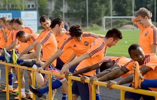 Football. UEFA Champions League. PFC CSKA training session