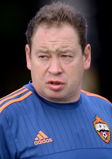 Football. UEFA Champions League. PFC CSKA training session