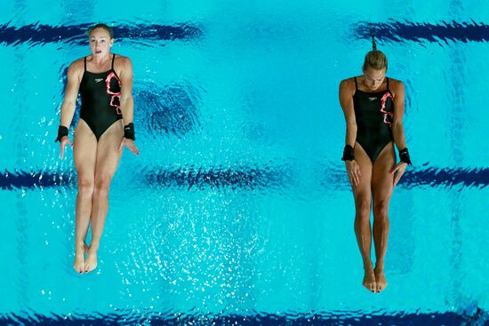 16th FINA World Aquatics Championships. Synchronized diving. Women. 10m platform. Finals