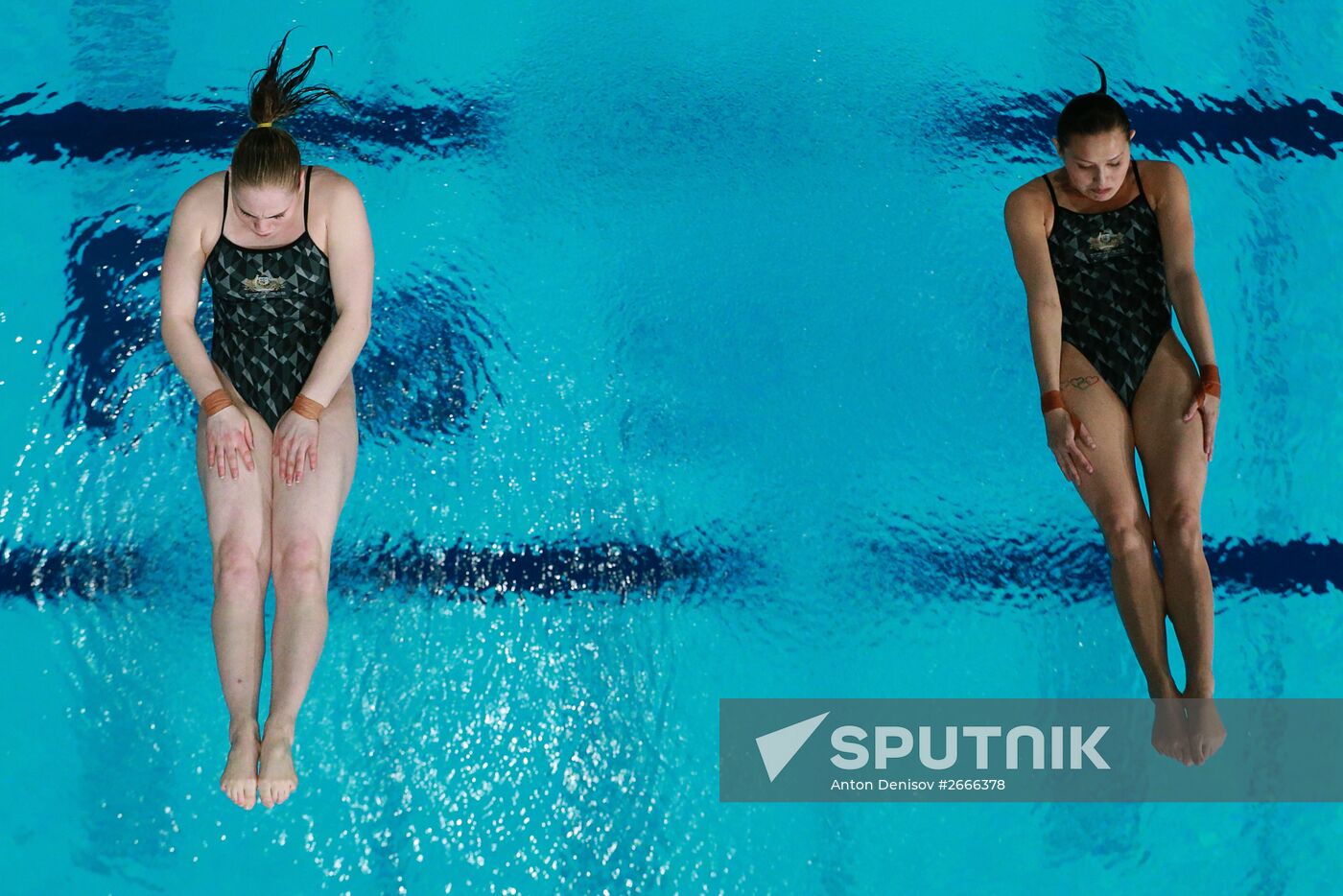 16th FINA World Aquatics Championships. Synchronized diving. Women. 10m platform. Finals