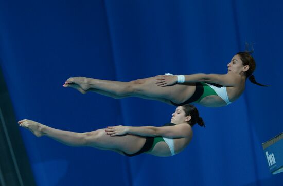 2015 FINA World Championships. Women's synchronised 10m platform diving