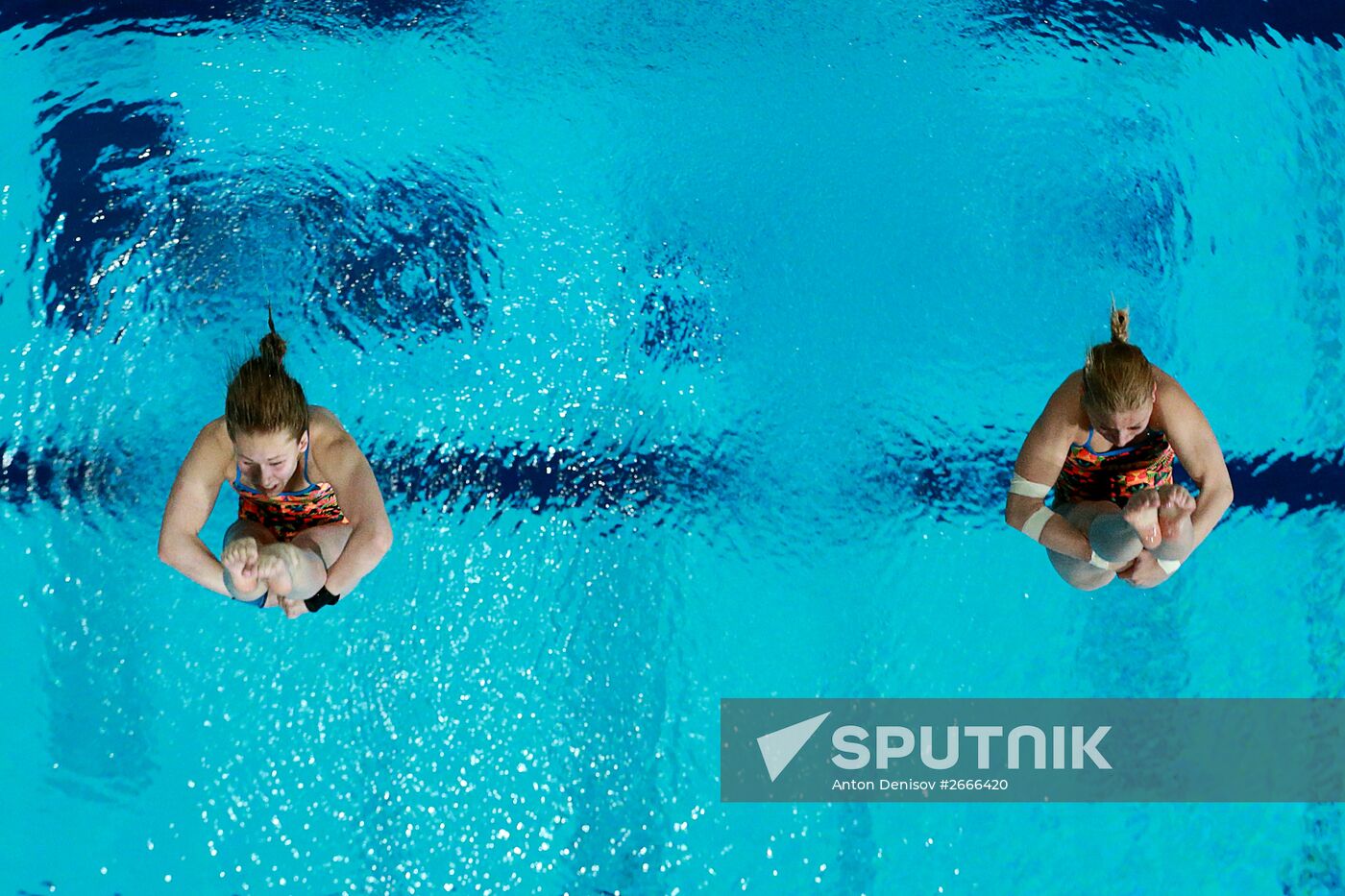 16th FINA World Aquatics Championships. Synchronized diving. Women. 10m platform. Finals