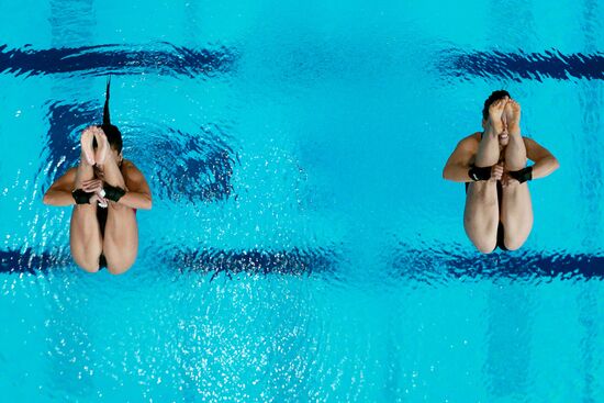 16th FINA World Aquatics Championships. Synchronized diving. Women. 10m platform. Finals