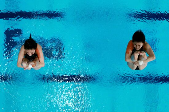 16th FINA World Aquatics Championships. Synchronized diving. Women. 10m platform. Finals